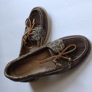 SPERRY TOP SPIDER Leather Upper Women's Sneakers | Size 7M